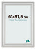 Cornice 61x91 5cm Argento Opaco MDF Lazio Davanti Dimensione | Yourdecoration.it