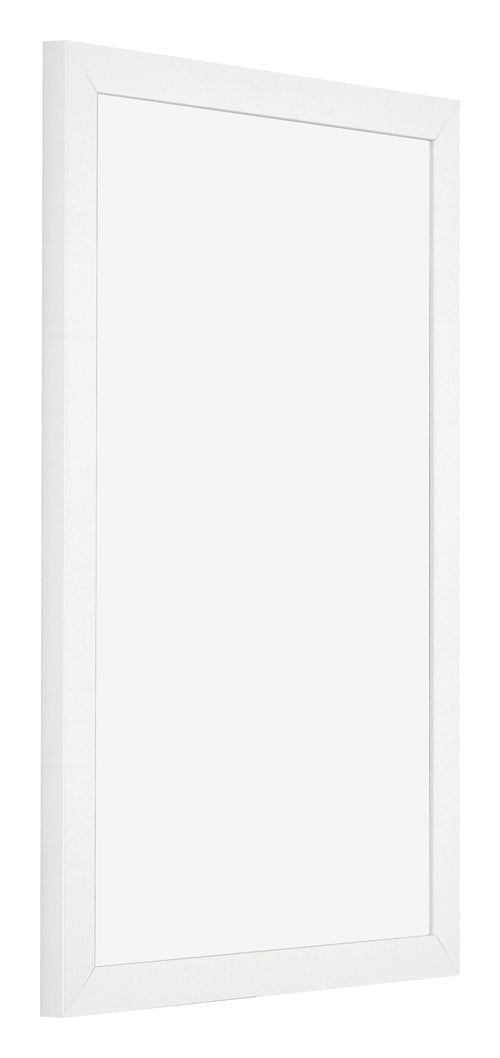Cornice 61x91 5cm Bianco Lucente MDF Bologna Davanti Obliquo | Yourdecoration.it