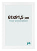 Cornice 61x91 5cm Bianco Vintage MDF Pisa Davanti Dimensione | Yourdecoration.it