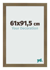 Cornice 61x91 5cm Bronzo Decorativo MDF Bologna Davanti Dimensione | Yourdecoration.it