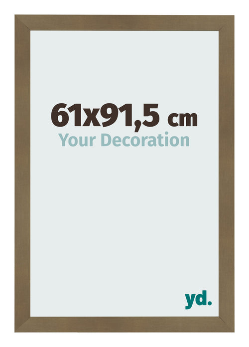 Cornice 61x91 5cm Bronzo Decorativo MDF Bologna Davanti Dimensione | Yourdecoration.it