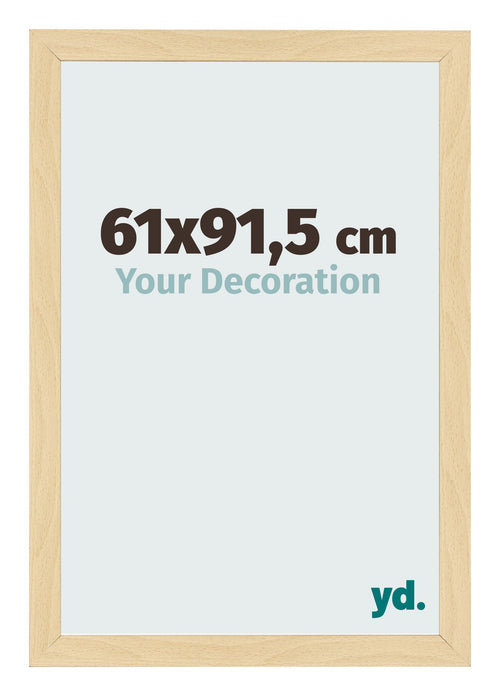 Cornice 61x91 5cm Faggio Decorativo MDF Bologna Davanti Dimensione | Yourdecoration.it