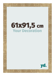 Cornice 61x91 5cm Oro Antico MDF Bologna Davanti Dimensione | Yourdecoration.it