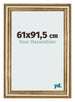 Cornice 61x91 5cm Oro Antico MDF Lazio Davanti Dimensione | Yourdecoration.it