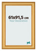 Cornice 61x91 5cm Oro Opaco MDF Lazio Davanti Dimensione | Yourdecoration.it