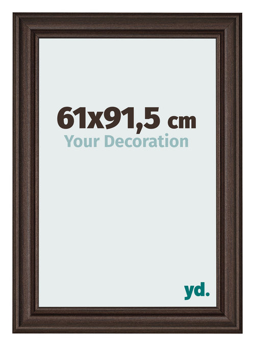 Cornice 61x91 5cm Quercia Scura MDF Lazio Davanti Dimensione | Yourdecoration.it