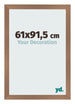 Cornice 61x91 5cm Rame Decorativo MDF Bologna Davanti Dimensione | Yourdecoration.it