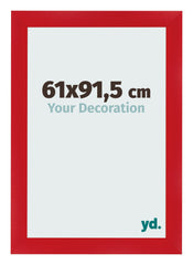 Cornice 61x91 5cm Rosso MDF Pisa Davanti Dimensione | Yourdecoration.it