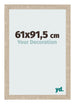 Cornice 61x91 5cm Rovere MDF Bologna Davanti Dimensione | Yourdecoration.it