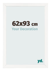 Cornice 62x93 cm Bianco Lucente MDF Bologna Davanti Dimensione | Yourdecoration.it