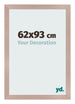 Cornice 62x93 cm Rosa Antico MDF Bologna Davanti Dimensione | Yourdecoration.it