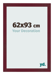Cornice 62x93 cm Vino Rosso Spazzato MDF Bologna Davanti Dimensione | Yourdecoration.it