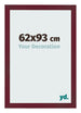 Cornice 62x93 cm Vino Rosso Spazzato MDF Bologna Davanti Dimensione | Yourdecoration.it
