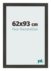 Cornice 62x93cm Antracite MDF Bologna Davanti Dimensione | Yourdecoration.it