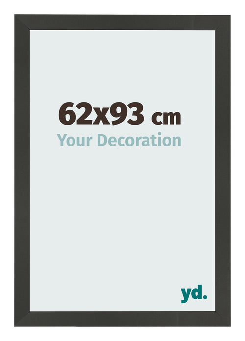 Cornice 62x93cm Antracite MDF Bologna Davanti Dimensione | Yourdecoration.it