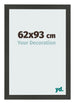 Cornice 62x93cm Antracite MDF Bologna Davanti Dimensione | Yourdecoration.it