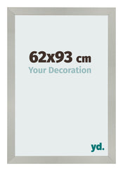 Cornice 62x93cm Argento Opaco MDF Bologna Davanti Dimensione | Yourdecoration.it
