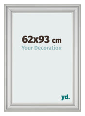 Cornice 62x93cm Argento Opaco MDF Lazio Davanti Dimensione | Yourdecoration.it