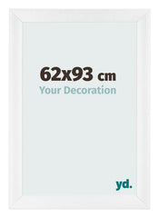 Cornice 62x93cm Bianco Vintage MDF Pisa Davanti Dimensione | Yourdecoration.it