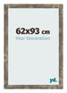 Cornice 62x93cm Blu Oro Fondente MDF Bologna Davanti Dimensione | Yourdecoration.it