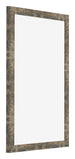 Cornice 62x93cm Blu Oro Fondente MDF Bologna Davanti Obliquo | Yourdecoration.it