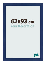 Cornice 62x93cm Blu Scuro Spazzato MDF Bologna Davanti Dimensione | Yourdecoration.it