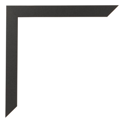 Cornice 62x93cm Nero Opaco MDF Bologna Dettaglio Angolo | Yourdecoration.it