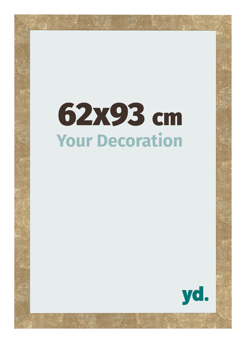 Cornice 62x93cm Oro Antico MDF Bologna Davanti Dimensione | Yourdecoration.it