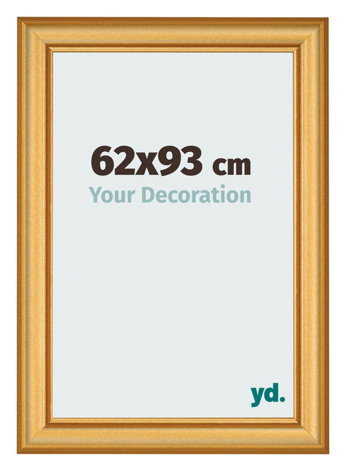 Cornice 62x93cm Oro Opaco MDF Lazio Davanti Dimensione | Yourdecoration.it