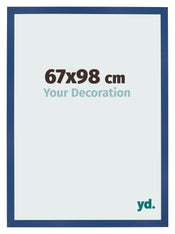 Cornice 67x98 cm Blu Scuro MDF Bologna Davanti Dimensione | Yourdecoration.it