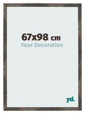Cornice 67x98 cm Metallo Ossidato MDF Bologna Davanti Dimensione | Yourdecoration.it