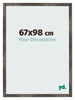Cornice 67x98 cm Metallo Ossidato MDF Bologna Davanti Dimensione | Yourdecoration.it