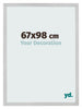 Cornice 67x98cm Acciaio Inox MDF Bologna Davanti Dimensione | Yourdecoration.it