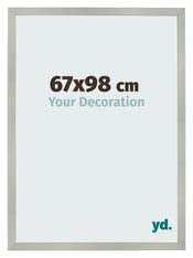 Cornice 67x98cm Argento Opaco MDF Bologna Davanti Dimensione | Yourdecoration.it