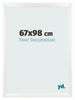 Cornice 67x98cm Bianco Vintage MDF Pisa Davanti Dimensione | Yourdecoration.it