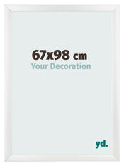 Cornice 67x98cm Bianco Vintage MDF Pisa Davanti Dimensione | Yourdecoration.it