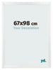 Cornice 67x98cm Bianco Vintage MDF Pisa Davanti Dimensione | Yourdecoration.it