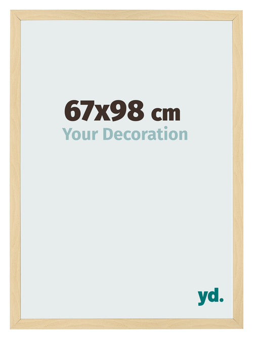 Cornice 67x98cm Faggio Decorativo MDF Bologna Davanti Dimensione | Yourdecoration.it