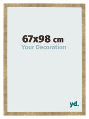 Cornice 67x98cm Oro Antico MDF Bologna Davanti Dimensione | Yourdecoration.it