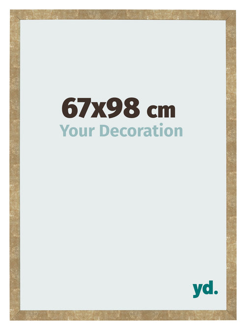 Cornice 67x98cm Oro Antico MDF Bologna Davanti Dimensione | Yourdecoration.it
