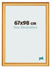 Cornice 67x98cm Oro Opaco MDF Lazio Davanti Dimensione | Yourdecoration.it