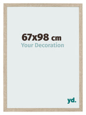 Cornice 67x98cm Rovere MDF Bologna Davanti Dimensione | Yourdecoration.it