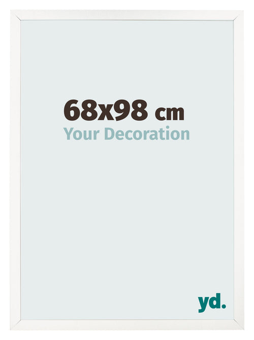 Cornice 68x98 cm Bianco Lucente MDF Bologna Davanti Dimensione | Yourdecoration.it