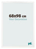 Cornice 68x98 cm Bianco Lucente MDF Bologna Davanti Dimensione | Yourdecoration.it