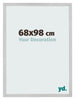 Cornice 68x98cm Acciaio Inox MDF Bologna Davanti Dimensione | Yourdecoration.it