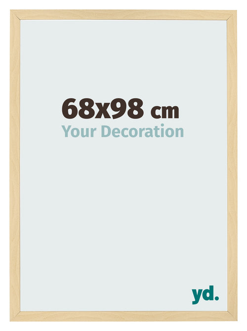 Cornice 68x98cm Faggio Decorativo MDF Bologna Davanti Dimensione | Yourdecoration.it