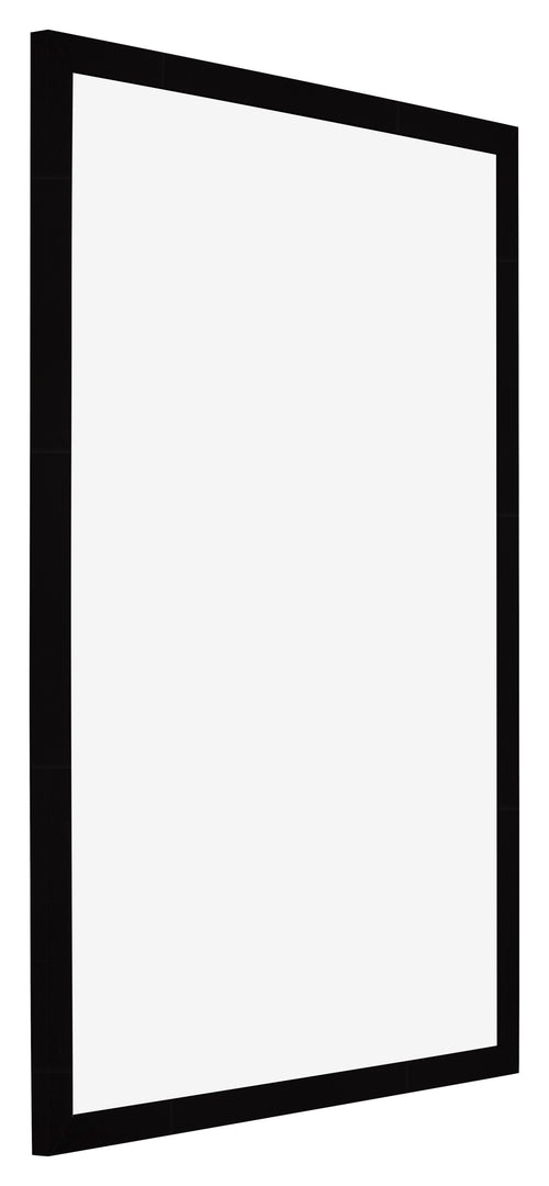 Cornice 68x98cm Nero Lucente MDF Bologna Davanti Obliquo | Yourdecoration.it