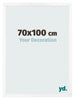 Cornice 70x100 cm Bianco Opaco MDF Bologna Davanti Dimensione | Yourdecoration.it