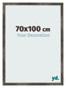 Cornice 70x100 cm Metallo Ossidato MDF Bologna Davanti Dimensione | Yourdecoration.it