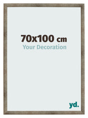 Cornice 70x100 cm Metallo Vintage MDF Bologna Davanti Dimensione | Yourdecoration.it
